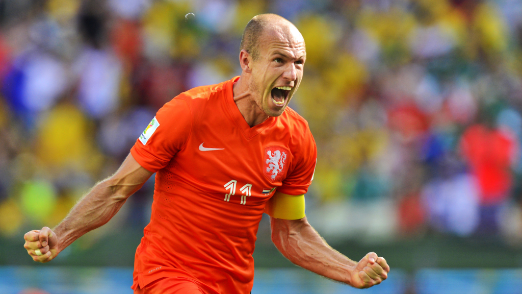 Arjen Robben là câu trả lời cho thắc mắc cầu thủ nào chạy nhanh nhất thế giới